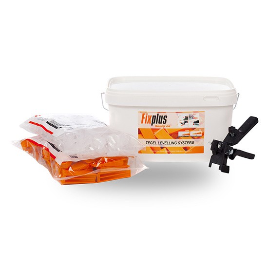 Fixplus levelingset tegelwerk 1,5 mm starterskit